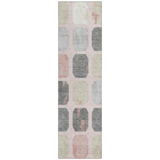Piper Looms Chantille Geometric ACN1950 Blush Machine Washable Area Rug Runner Main Image