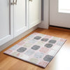 Piper Looms Chantille Geometric ACN1950 Blush Machine Washable Area Rug Scatter Lifestyle Image Feature