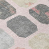 Piper Looms Chantille Geometric ACN1950 Blush Machine Washable Area Rug Swatch Image