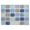 Piper Looms Chantille Geometric ACN1950 Denim Machine Washable Area Rug Scatter Main Image