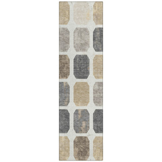 Piper Looms Chantille Geometric ACN1950 Ivory Machine Washable Area Rug Runner Main Image