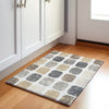 Piper Looms Chantille Geometric ACN1950 Ivory Machine Washable Area Rug Scatter Lifestyle Image Feature