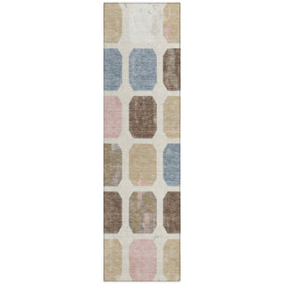 Piper Looms Chantille Geometric ACN1950 Linen Machine Washable Area Rug Runner Main Image