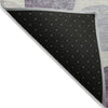 Piper Looms Chantille Geometric ACN1951 Plum Machine Washable Area Rug Backing Image