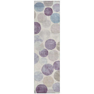Piper Looms Chantille Geometric ACN1951 Plum Machine Washable Area Rug Runner Main Image