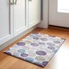 Piper Looms Chantille Geometric ACN1951 Plum Machine Washable Area Rug Scatter Lifestyle Image Feature