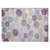 Piper Looms Chantille Geometric ACN1951 Plum Machine Washable Area Rug Scatter Main Image