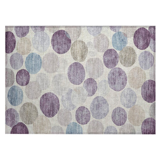 Piper Looms Chantille Geometric ACN1951 Plum Machine Washable Area Rug Scatter Main Image