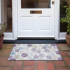 Piper Looms Chantille Geometric ACN1951 Plum Machine Washable Area Rug Scatter Outdoor Lifestyle Image Feature