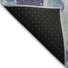 Piper Looms Chantille Geometric ACN1952 Navy Machine Washable Area Rug Backing Image