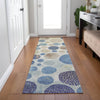 Piper Looms Chantille Geometric ACN1952 Navy Machine Washable Area Rug Runner Lifestyle Image Feature