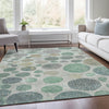 Piper Looms Chantille Geometric ACN1952 Sage Machine Washable Area Rug Lifestyle Image Feature