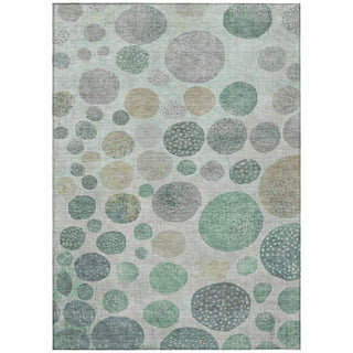 Piper Looms Chantille Geometric ACN1952 Sage Machine Washable Area Rug main image