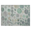 Piper Looms Chantille Geometric ACN1952 Sage Machine Washable Area Rug Scatter Main Image