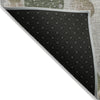 Piper Looms Chantille Geometric ACN1952 Taupe Machine Washable Area Rug Backing Image