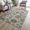 Piper Looms Chantille Geometric ACN1952 Taupe Machine Washable Area Rug Lifestyle Image Feature