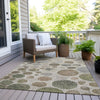 Piper Looms Chantille Geometric ACN1952 Taupe Machine Washable Area Rug Outdoor Lifestyle Image Feature