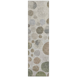 Piper Looms Chantille Geometric ACN1952 Taupe Machine Washable Area Rug Runner Main Image