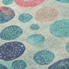 Piper Looms Chantille Geometric ACN1952 Teal Machine Washable Area Rug Swatch Image
