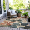 Piper Looms Chantille Floral ACN1953 Beige Machine Washable Area Rug Outdoor Lifestyle Image Feature