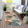 Piper Looms Chantille Floral ACN1953 Beige Machine Washable Area Rug Runner Outdoor Lifestyle Image Feature