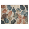 Piper Looms Chantille Floral ACN1953 Beige Machine Washable Area Rug Scatter Main Image