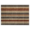 Piper Looms Chantille Stripes ACN1954 Chocolate Machine Washable Area Rug Scatter Main Image
