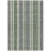 Piper Looms Chantille Stripes ACN1954 Green Machine Washable Area Rug main image