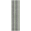 Piper Looms Chantille Stripes ACN1954 Green Machine Washable Area Rug Runner Main Image