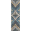 Piper Looms Chantille Geometric ACN1955 Navy Machine Washable Area Rug Runner Main Image