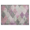 Piper Looms Chantille Geometric ACN1956 Blush Machine Washable Area Rug Scatter Main Image