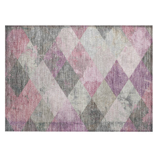 Piper Looms Chantille Geometric ACN1956 Blush Machine Washable Area Rug Scatter Main Image