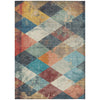 Piper Looms Chantille Geometric ACN1956 Navy Machine Washable Area Rug main image