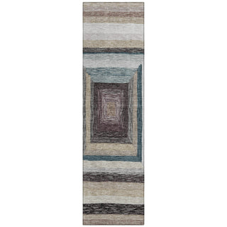 Piper Looms Chantille Geometric ACN1957 Beige Machine Washable Area Rug Runner Main Image