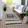 Piper Looms Chantille Geometric ACN1957 Beige Machine Washable Area Rug Runner Outdoor Lifestyle Image Feature