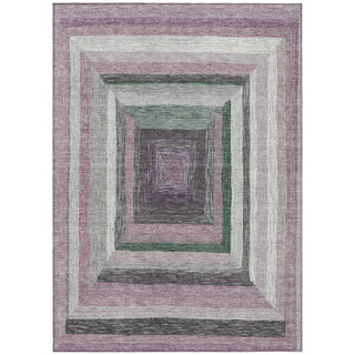 Piper Looms Chantille Geometric ACN1957 Blush Machine Washable Area Rug main image