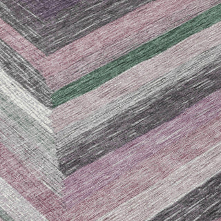 Piper Looms Chantille Geometric ACN1957 Blush Machine Washable Area Rug Swatch Image