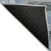 Piper Looms Chantille Geometric ACN1957 Denim Machine Washable Area Rug Backing Image