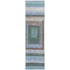 Piper Looms Chantille Geometric ACN1957 Denim Machine Washable Area Rug Runner Main Image