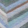 Piper Looms Chantille Geometric ACN1957 Denim Machine Washable Area Rug Swatch Image