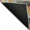 Piper Looms Chantille Geometric ACN1957 Honey Machine Washable Area Rug Backing Image