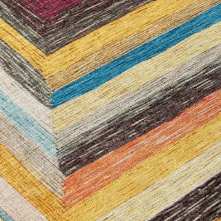 Piper Looms Chantille Geometric ACN1957 Honey Machine Washable Area Rug Swatch Image
