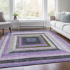 Piper Looms Chantille Geometric ACN1957 Lavender Machine Washable Area Rug Lifestyle Image Feature