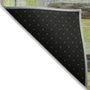 Piper Looms Chantille Geometric ACN1957 Lime Machine Washable Area Rug Backing Image