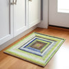 Piper Looms Chantille Geometric ACN1957 Lime Machine Washable Area Rug Scatter Lifestyle Image Feature