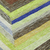 Piper Looms Chantille Geometric ACN1957 Lime Machine Washable Area Rug Swatch Image