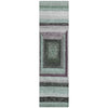 Piper Looms Chantille Geometric ACN1957 Seafoam Machine Washable Area Rug Runner Main Image
