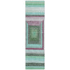 Piper Looms Chantille Geometric ACN1957 Teal Machine Washable Area Rug Runner Main Image