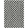 Piper Looms Chantille Geometric ACN1958 Black Machine Washable Area Rug main image