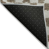 Piper Looms Chantille Geometric ACN1958 Brown Machine Washable Area Rug Backing Image